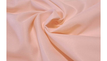 10cm Tischdeckenstoff knitterarm / Polyester-Dekostoff,  Köperbindung, ROSA (zartes Pfirsichrosa)   (Grundpreis €8,00/m)